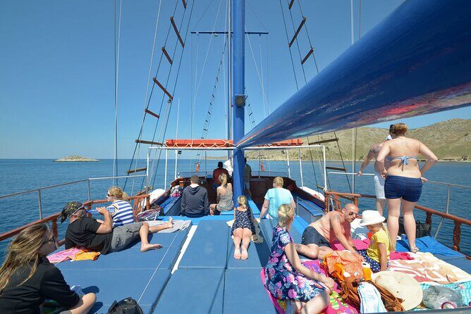 Full Day 3-Island Boat Cruise from Port of Kos - Greek Lunch on Board: BBQ Souvlaki, Tzatziki, and a Real Vegetarian Option