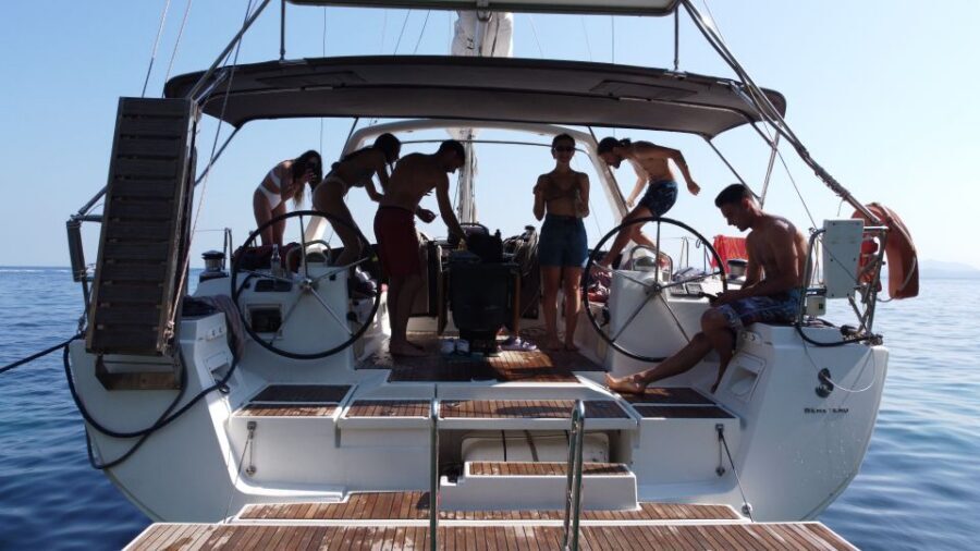 Gouvia: Corfu Island Sailing Trip with Snack and Soft Drinks - Gialiskari Beach: longest stop, best chance for real snorkeling time