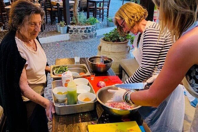 Greek Cuisine Cooking Class in Santorini with Recipes and Wine - A Small-Group Kitchen Where Christos Keeps Everyone Moving