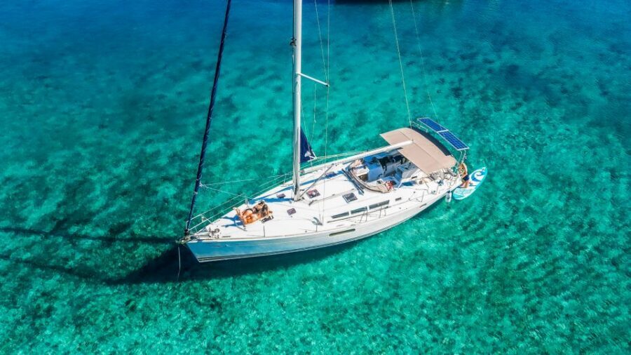 Heraklion: Dia Island Sailboat Cruise with Swimming and Meal - The sail out: fortress views and the Dia legend