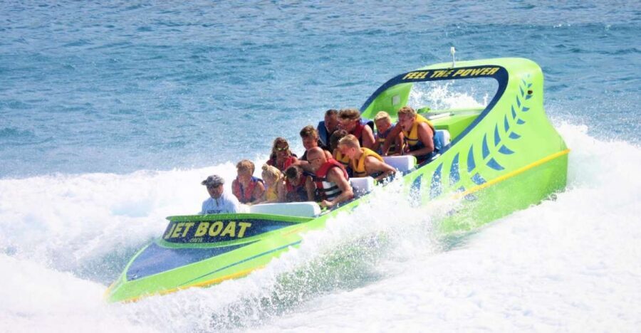 Hersonissos: Jet Boat Tour with Snorkeling - Jet Boat Thrills From Hersonissos Port, Not a One-Note Ride