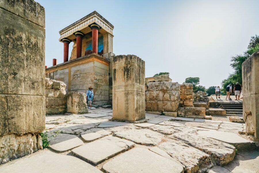 Knossos: Knossos Palace Skip-the-Line Guided Walking Tour - Myths like the Minotaur: what’s legend and what’s built into the site