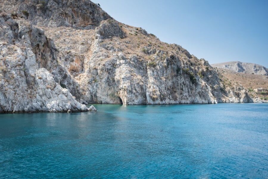 Kos Town: Kalymnos & Pserimos Day Cruise & Optional Transfer - Stop 1: Pserimos Island Beach Time on a Tiny 60-Person World