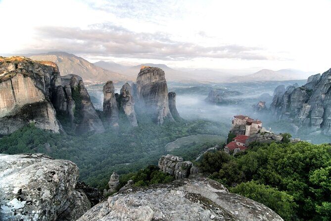 Meteora Monasteries & Caves DayTrip from Athens with Greek Lunch - The scenic monastery circuit: Holy Trinity, Rousanou, and Agios Stefanos