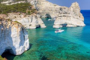 Milos Small-Group Full-Day Cruise with Snorkelling and Lunch - Starting in Adamas: Klima and the Venus de Milo Setup