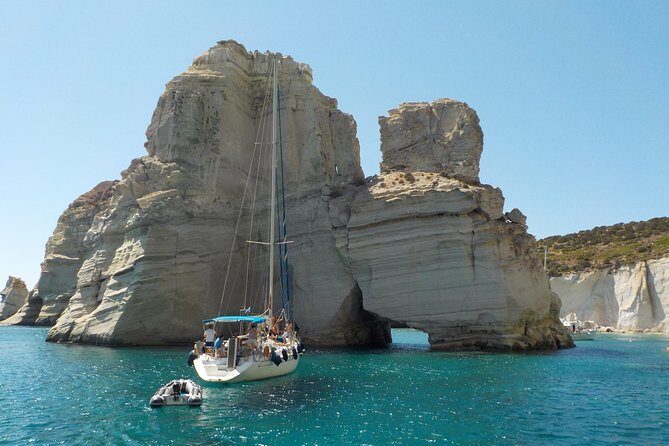 Milos Small-Group Full-Day Cruise with Snorkelling and Lunch - Kalogries Beach Swim Stop: Short, Sweet, and Gear-Friendly