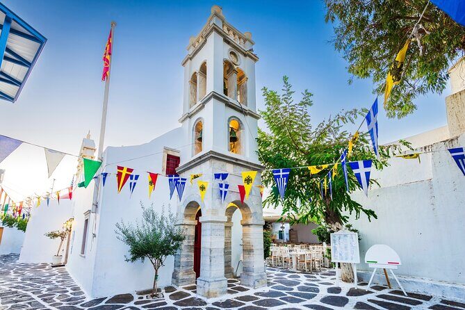 Mykonos Small Group Tour for Cruise Passengers — Port Pickup - Church of Paraportiani and the Windmills: fast, photogenic hits