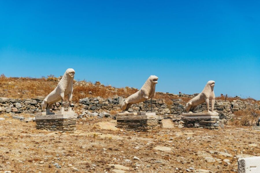 Mykonos Town: Archaeological Site of Delos Guided Day Trip - The Guided Walk on Delos: Dionysus, Mosaics, Columns
