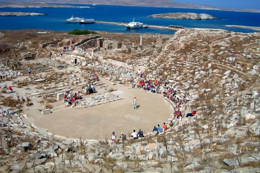 Mykonos: Yacht Cruise to Rhenia and Guided Tour of Delos - Mount Kynthos: The Short Hike That Changes the View