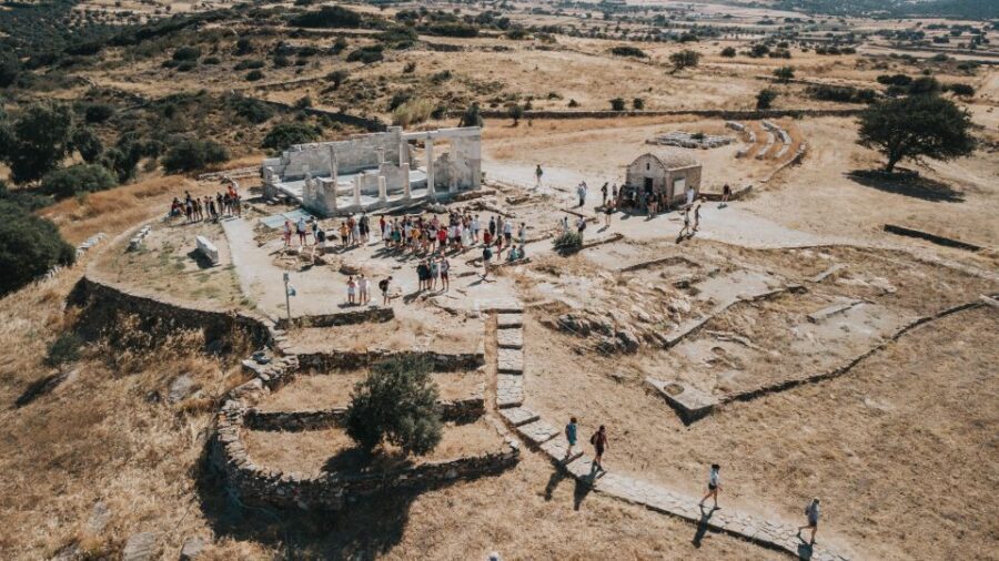 Naxos: Highlights Bus Tour with Free Time for Lunch and Swim - Gyroula Valley and the Temple of Demeter: the ancient anchor