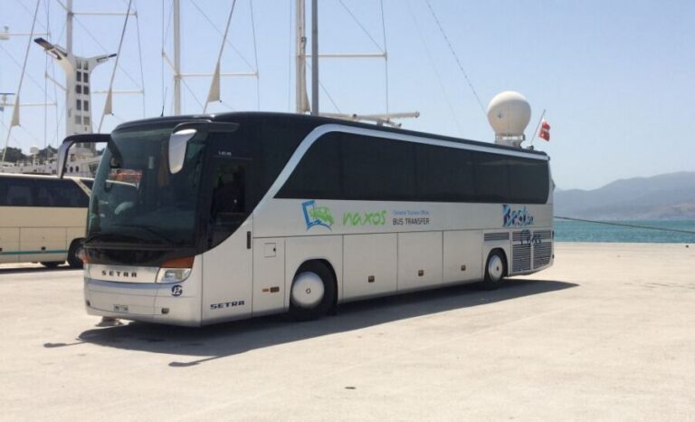 Naxos: Highlights Bus Tour with Free Time for Lunch and Swim - Picking your seat for Naxos’ winding roads and uphill stops