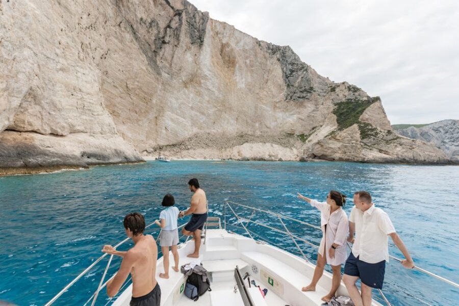 Porto Vromi: Shipwreck, Caves, & White Beach Swimming Cruise - Sfogio and the swimming-in-caves vibe