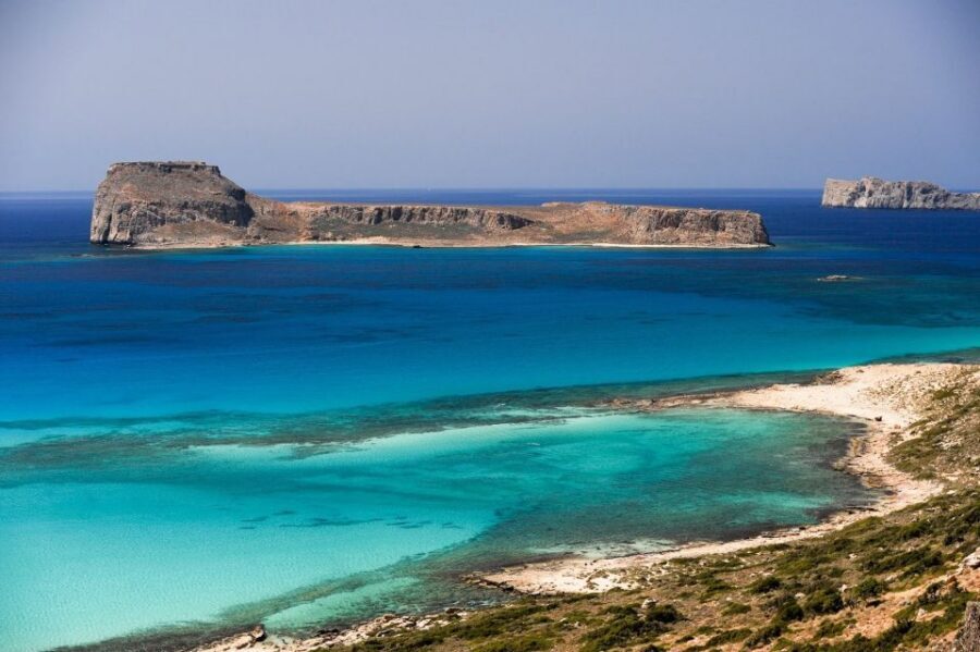 Rethymno Area: Gramvousa Island & Balos, Boat Ticket Extra - The Balos Bay lagoon swim: soft sand, blue-green water, and timing