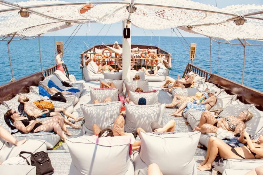 Rhodes: All Inclusive Day Cruise with BBQ & Unlimited Drinks - Anthony Quinn Bay: the star stop for jumping and snorkel time