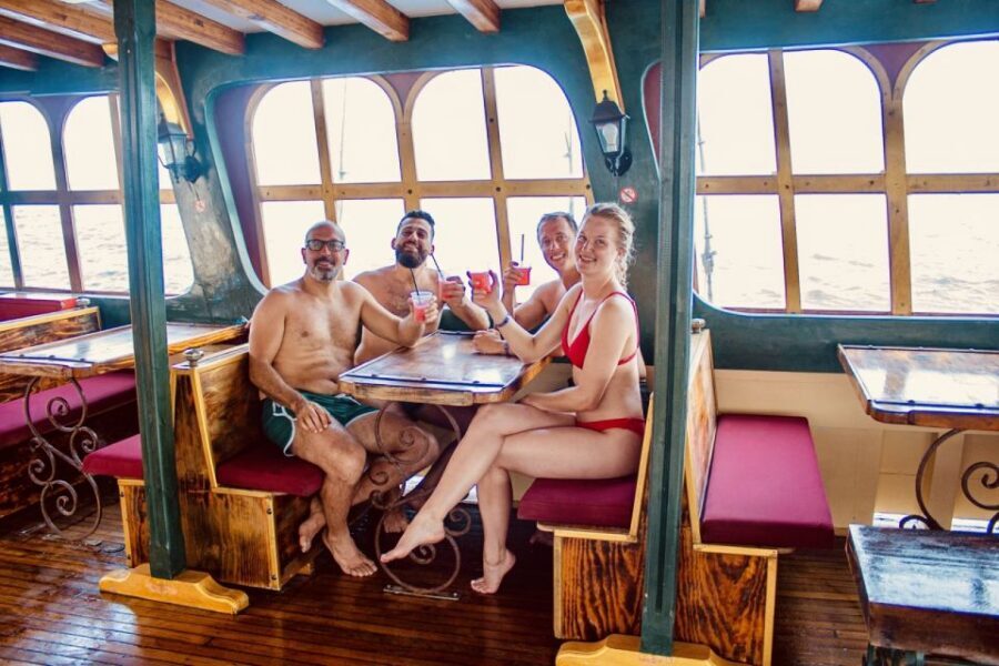 Rhodes: All Inclusive Day Cruise with BBQ & Unlimited Drinks - Traganou Caves: another hour, another kind of coastline
