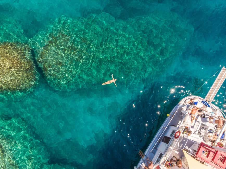 Rhodes: Boat Tour with Snorkeling, Gourmet Buffet & Open Bar - First impressions: Mandraki port and a ship that feels like a day out