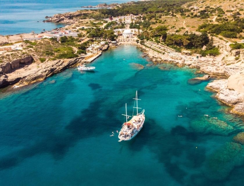 Rhodes: Boat Tour with Snorkeling, Gourmet Buffet & Open Bar - Open bar value: wine, beer, ouzo, cocktails, and non-alcoholic options