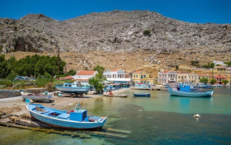 Rhodes: Cruise to Symi & St George's Bay with Hotel Transfer - St George’s Bay: the 30-minute swim stop that feels like a postcard