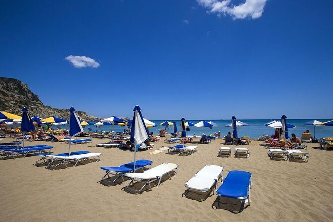 Rhodes Exclusive Swim Cruise Cocktail Open bar & Gourmet Buffet - Afandou Beach and its caves: explore then refuel