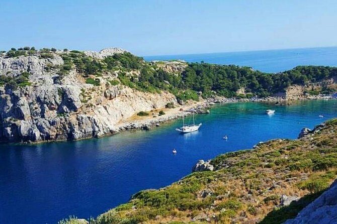 Rhodes Exclusive Swim Cruise Cocktail Open bar & Gourmet Buffet - Price and value: $107.63 for a full half-day of swim access