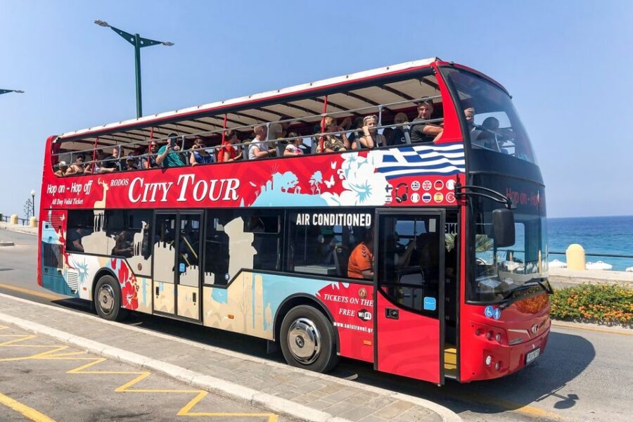 Rhodes: Hop-On Hop-Off Sightseeing Bus Tour - Rhodes in One Hour: What This Hop-On Hop-Off Loop Does for You