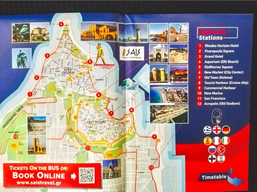 Rhodes: Hop-On Hop-Off Sightseeing Bus Tour - Timing Tips: Crowds, Hourly Service, and Late-Day Planning