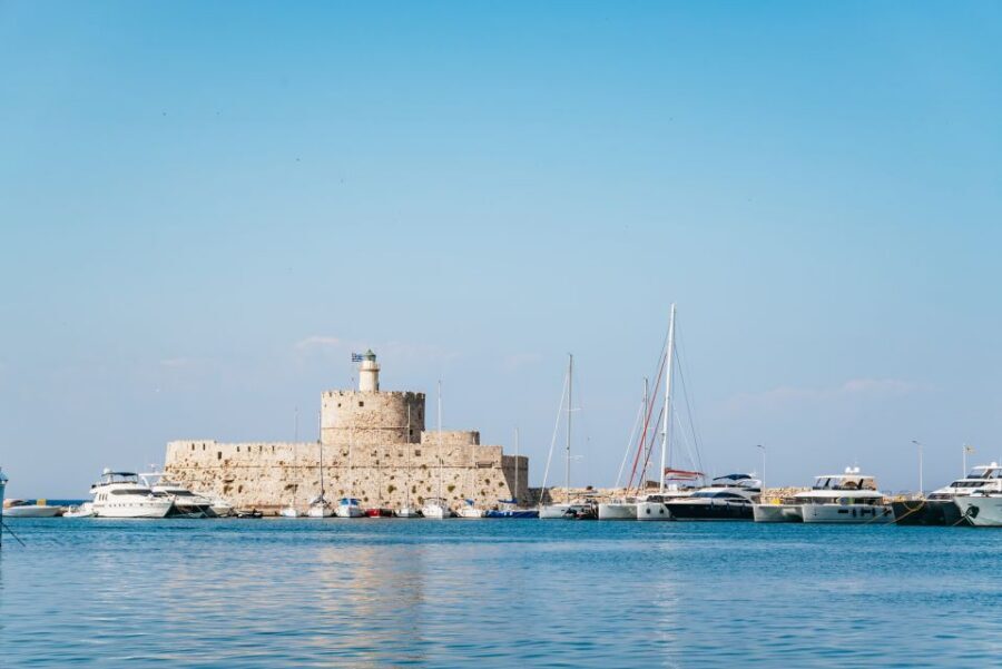 Rhodes: Sunset Catamaran Cruise with Dinner Buffet & Drinks - Rhodes Town Sunset: Why Watching from Open Water Feels Better