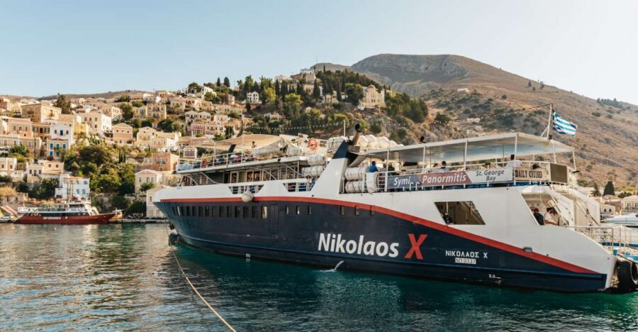 Rhodes: Symi Island & Panormitis Monastery Day Trip by Boat - Nikolaos X ferry ride: speed, seating choices, and comfort tips