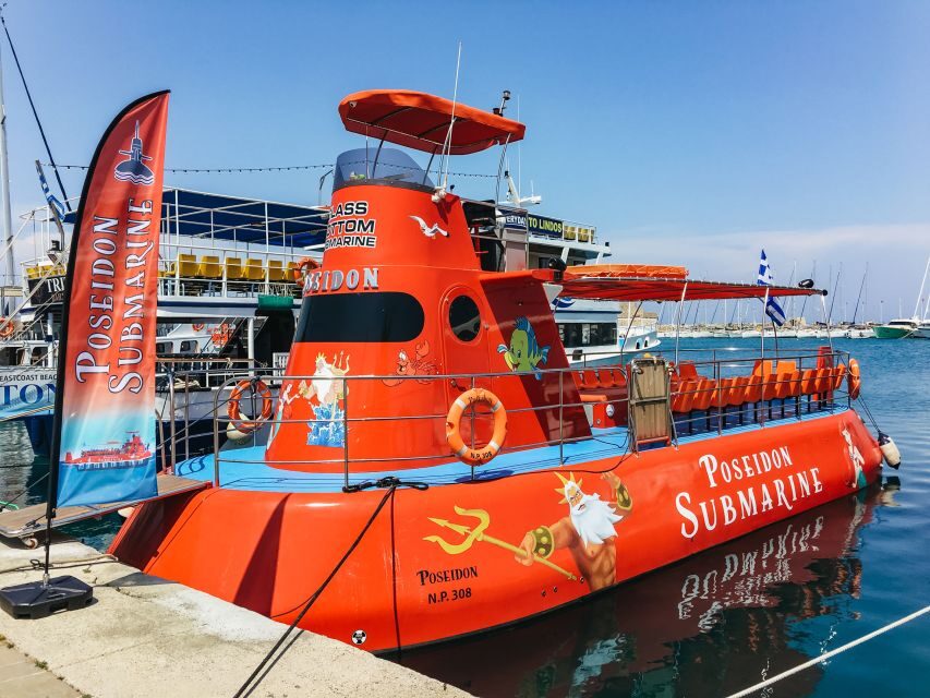Rhodes Town: Submarine Cruise with Underwater Views - Finding Poseidon Submarine Fast in Mandraki Harbor