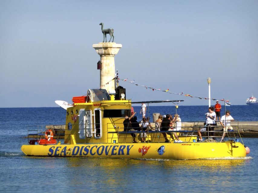 Rhodes Town: Yellow Submarine Cruise with Underwater Views - Quick Reality Check: What the Yellow Submarine Experience Is