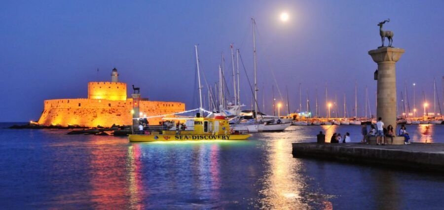 Rhodes Town: Yellow Submarine Cruise with Underwater Views - Upper Deck Views of Rhodes: A Coastline You Can Actually Feel