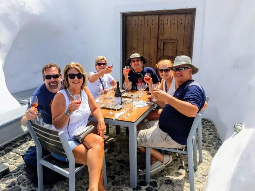 Santorini: Guided Tour to 3 Wineries with Wine Tastings - What you’ll taste: Assyrtiko, Nykteri, Vinsanto, plus pairings