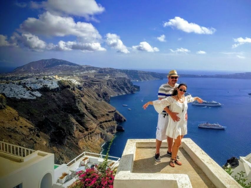 Santorini: Guided Tour to 3 Wineries with Wine Tastings - Panoramic views and the 3-winery rhythm