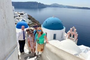 Santorini Highlights Private Tour - Getting picked up: hotels, Airbnbs, and cruise passengers at the cable car