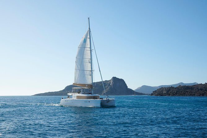 Santorini Platinum Catamaran Cruise with Meal, BBQ and Open Bar - Snorkeling Gear, Pool Noodles, and How to Get the Most Out of It