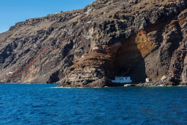 Santorini Port: Cruise to Volcano, Hot Springs & Thirassia - Nea Kameni: option to hike to the active crater