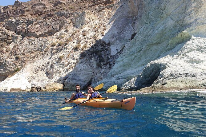 Santorini Sea Kayak - South Discovery, Small Group incl. Sea Caves and picnic - Picnic on the sand: what’s included and why it’s a big deal