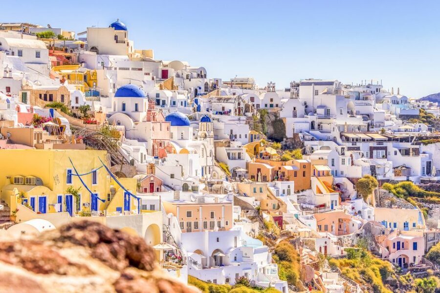 Santorini: Top Sights Day Trip, Wine Tasting, & Oia Sunset - Profitis Ilias: the highest view and the monastery calm