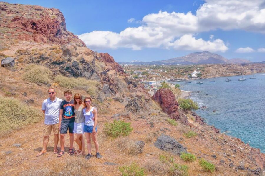 Santorini: Traditional Sightseeing Bus Tour with Oia Sunset - Akrotiri: the prehistoric Pompeii moment (and the one extra fee you should plan for)