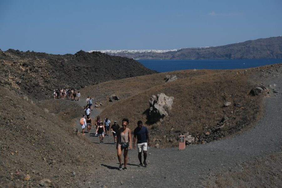 Santorini: Volcano and Hot Springs Sunset Dinner Cruise - Hotel Pickup to Athinios Port: How Smooth Is the Start?