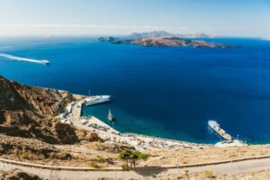 Santorini: Volcano and Hot Springs Sunset Dinner Cruise - Nea Kameni Volcano Hike: The Views You Earn