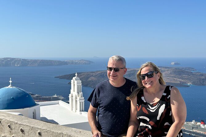 Santorini's Iconic Villages: Oia, Imerovigli & Firostefani - Finikia photo stop: the calmer village angle on Oia