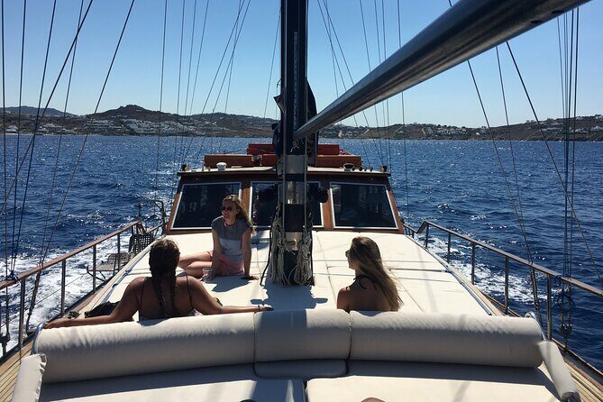 Shared Mykonos Sail Cruise to Delos and Rhenia Islands - Delos Archaeological Site in 90 Minutes: Self-Walk or a 45€ Guide