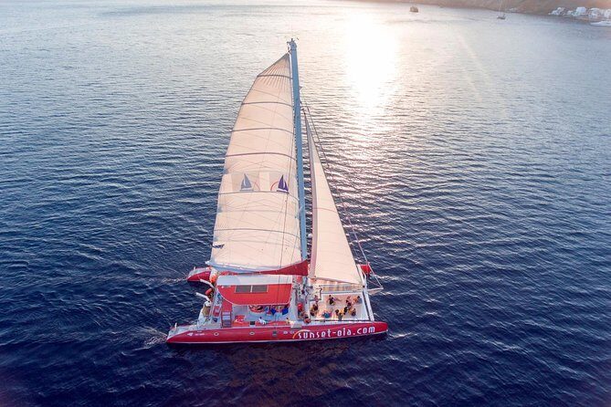 Sunset Sailing Catamaran Cruise in Santorini with BBQ and Drinks - White Beach + BBQ: The Part You’ll Remember for the Food