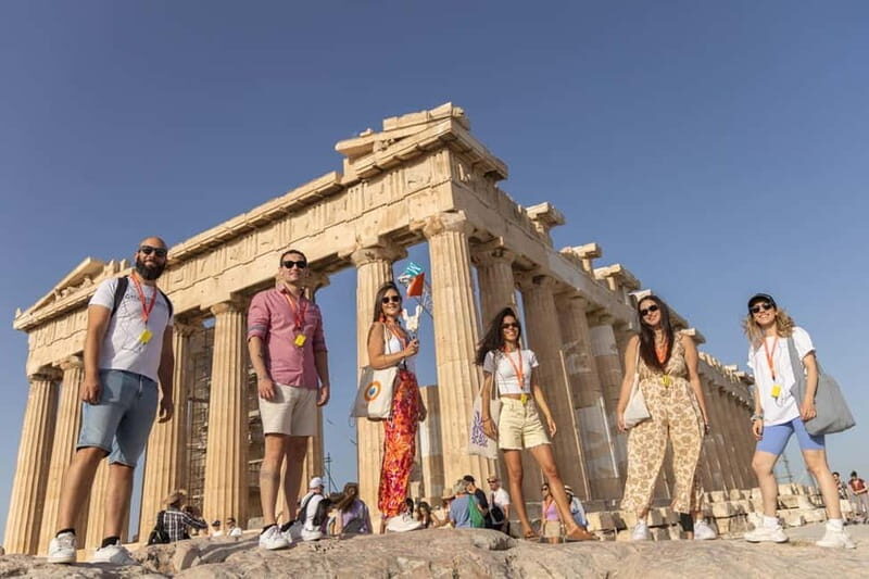 The Acropolis, Parthenon & Acropolis Museum Guided Tour - The gate and the symbols: Propylaea and Temple of Athena Nike
