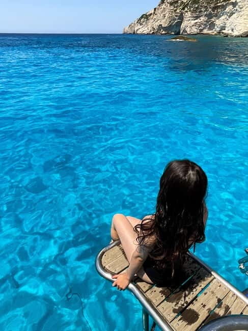 Zakinthos: Shipwreck Beach and Blue Caves Land and Sea Tour - The boat portion: speedboat or glass-bottom, plus the boat ticket fee