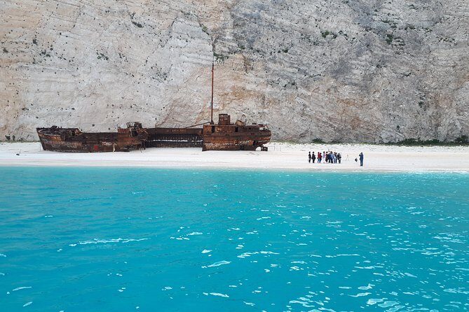Zakynthos : One day small group tour to Navagio beach Blue Caves & top view - Xigia Beach sulphur springs: the quick “spa” stop (and what to bring)