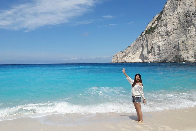 Zakynthos : One day small group tour to Navagio beach Blue Caves & top view - Price and value: what you’re paying for, plus the optional boat-ticket detail