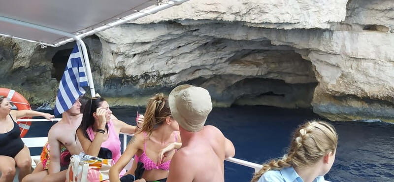 Zakynthos: Shipwreck Beach, Viewpoint, Blue Caves Day Tour - Lunch in the Hills of Anafonitria: Greek Food With a View