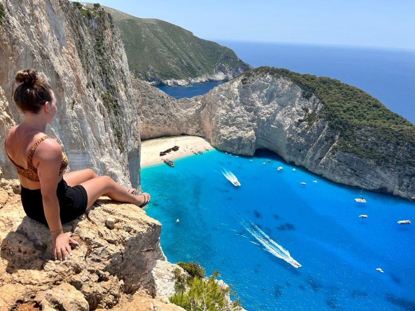 Zakynthos: Shipwreck Beach with Blue Caves Land & Sea Tour - Starting with the right kind of comfort: pickup and the early view from Bochali